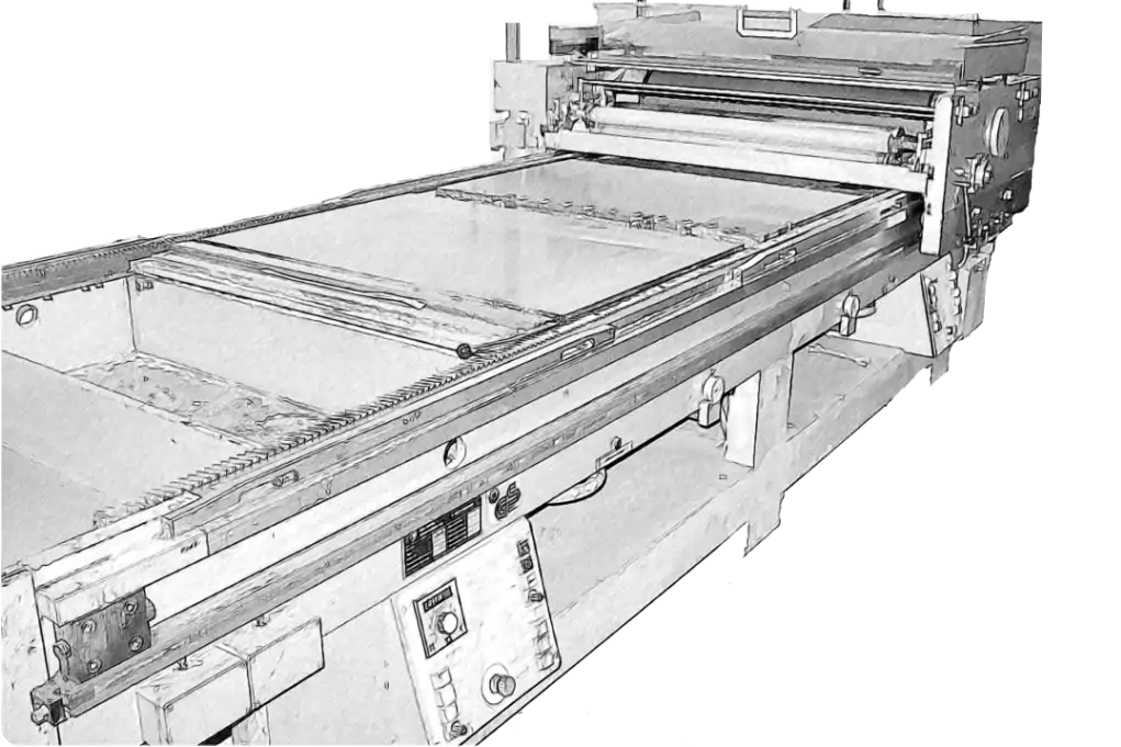 تصویری از دستگاه چاپ آلومینیوم به روش افست